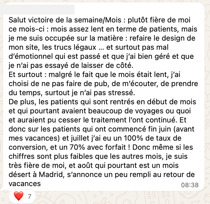 Message d'un élève : conversion en forfaits sans publicité